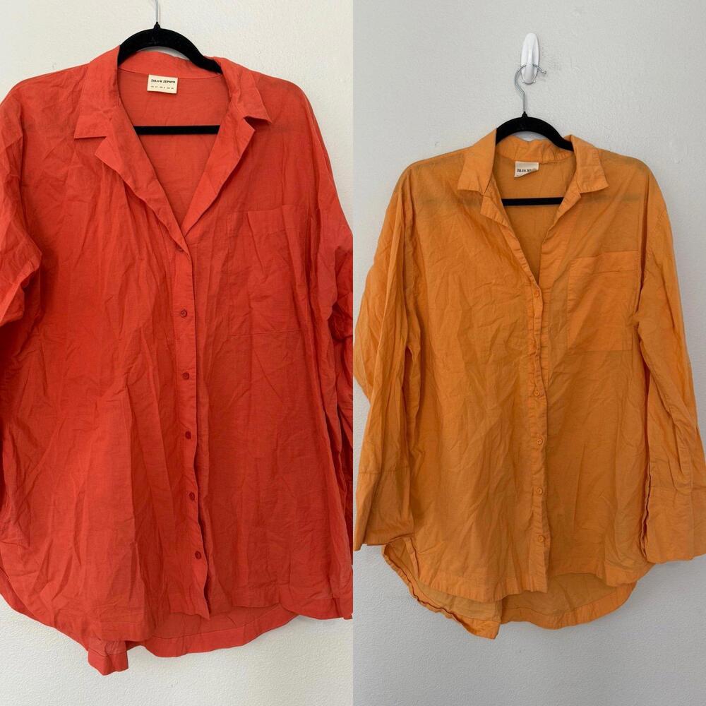 Zulu & Zephyr 100% Cotton Button Up Bundle Size 6 $160 Retail Each